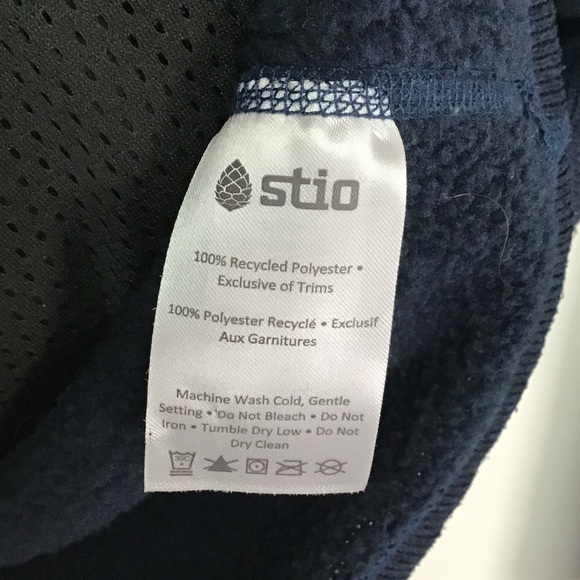 STIO men’s long sleeve full zip fleece jacket medium - Picture 5 of 10